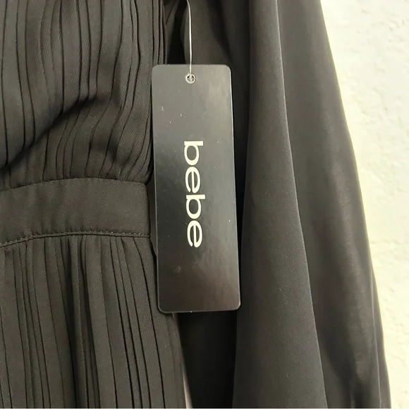 NWT Bebe Black Sweetheart Maxi Dress, Size XS - Picture 8 of 9